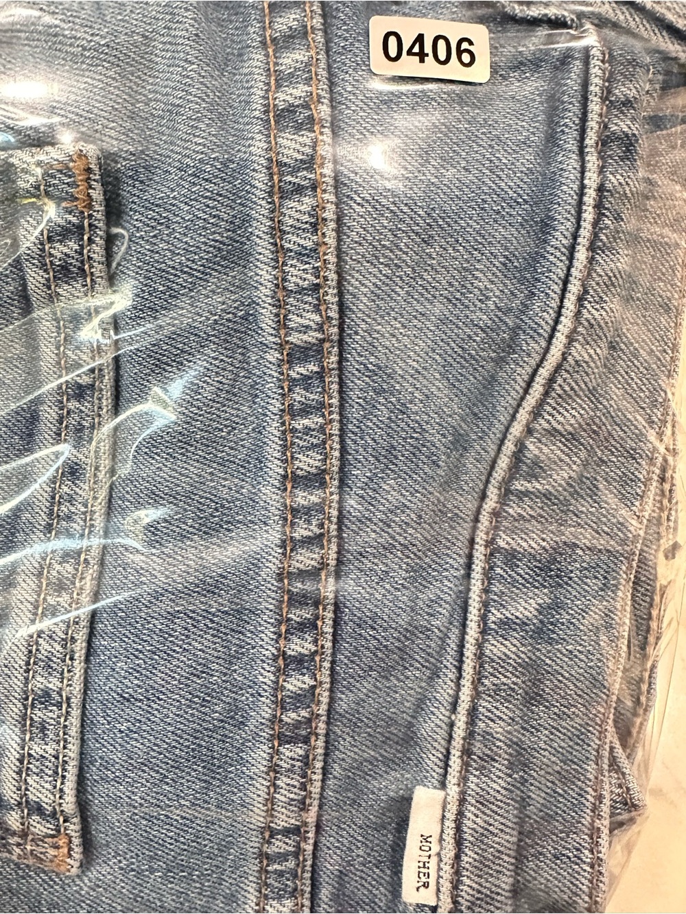 Mother Patch Pocket Mid Rise Maven Ankle Jeans Sz 28” - Picture 16 of 16